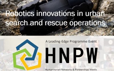 Presentations available – workshop on robotics innovations in USaR operations at the HNPW 2022